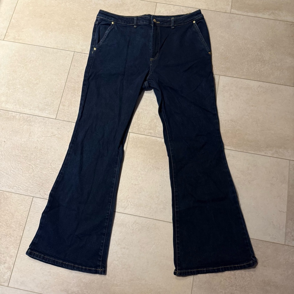 Michael Kors Dark Blue Flare Jeans 👖✨